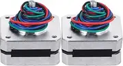 2Pcs 17Hs08-1004S 4-Lead Nema 17 Stepper Motor 20mm 1A 13Ncm(18.4Oz.in) 42 Motor Nema17 Stepper for DIY 3D Printer CNC