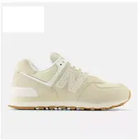 在飛比找Yahoo奇摩購物中心優惠-New Balance 574系列 女復古休閒運動鞋-杏色-