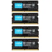 New Crucial 128GB (4X32GB) DDR5 4800MHZ PC5-38400 SODIMM Memory Ram CT32G48C40S5