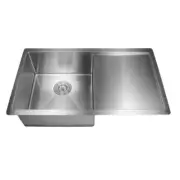 810 Top or Undermount Single Bowl 304 Stainless Steel Sink with Waste