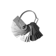 Moore and Wright 0.75-5mm Radius Gauge Internal External Radii -Ring type 204MR