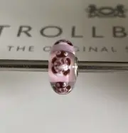 Trollbeads Extremely Rare Light Pink Turtle Bead