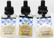 Bath & Body Works Gingham Unstoppable Wallflower Plug In Bulb Refill 3pc Clear
