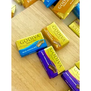 【GODIVA🍫醇享系列綜合巧克力】Godiva🇹🇷 土耳其 黑巧克力 榛子牛奶巧克力 牛奶巧克力 片裝 🔺口味隨機