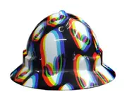 Cool Hard Hats Unisex TRIPPY ALIEN Pro Choice Wide Brim Safety Hard Hat
