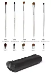 e.l.f. Eye Brushes - set of 5 with Makeup Brush Case Full Size ELF NEW Free S&H