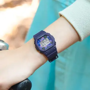 【CASIO 卡西歐】BABY-G 綻放花卉 經典時尚電子腕錶 母親節 禮物(BGD-565RP-2)
