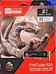 Seagate FireCuda 520 2TB SSD PCIe Gen4 X4 NVMe 1.3 [ZP2000GM3A002]