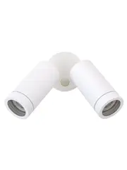 Sentinel 2 Light Exterior Wall Spot With Sensor In White