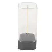 (Gray)Magnetic Filament Light Minimalist Modern LED Desk Lamp Touch Control US