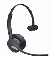 Yealink WH64 Hybrid Mono UC DECT Wireless Headset, DECT Bluetooth Hybrid Wireless Technology, 3-Mic Noise Cancellation,UC Certified, Dongle WDD60 WH64 Hybrid Mono UC