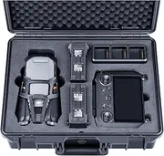 Lykus Titan M340 Waterproof Hard Case for DJI Mavic 3 Pro/Classic and RC Pro/DJI RC, Support RC Lanyard [CASE ONLY]