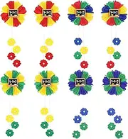 Obeoby 8PCS Hair Bows for Girls, Flower Hair Accessories Ribbon Bows With Alligator Clips for Back to School Gift, 4 Colors