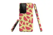 For Samsung Galaxy S21 Ultra Case, Tough Protective Back Cover, Watermelons