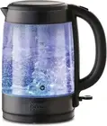 NEW Russell Hobbs RHK172BCH Brooklyn Glass Kettle - Black