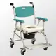均佳 JCS-208 鋁合金可收合有輪洗澡便器椅 馬桶椅/便盆椅