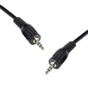 8Ware 2m 3.5mm Jack Stereo Audio Input Extension Cable Male to Male Auxiliary Cord for Headphone iPhone iPad CD Players Stereo Speakers PC/TV Tuner QK-8053