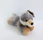 Aurora Gray Wolf Woolsey Flopsie Plush Stuffed Animal 8"