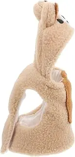 HOLIDYOYO Chenille Bird Clothing Winter Warm Parrot Flight Suit Adorable Bear Shape Cosplay Costume for Cockatiels