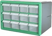 EHJRE Drawer Storage Cabinet 12 Drawers Bead Organizer for Screws Beads Crafts
