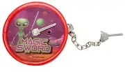 MAGIC SWORD ILLUSION Penetrating Key Thru Beginner Pocket Magic Trick Toy Puzzle
