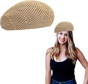 [AWOCAN] French Beret for Women Crochet Summer Beret Artist Painter Beanie Breathable Thin Cap