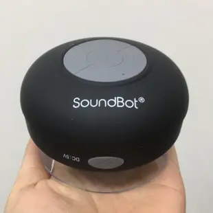 美國聲霸 SoundBot SB510 藍牙吸盤淋浴防水喇叭 黑色款 現貨 蝦皮直送