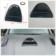 Glossy Black Car Air Flow Intake Hood Scoop Vent Bonnet Decorative Cover New x1