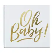 Ginger Ray Gold Foil Oh Baby! Guest Book
