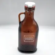 RARE Game of Thrones Amber Glass Growler BRAND NEW Collectible