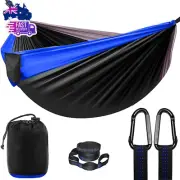 Double Camping Hammock, Portable Hammocks with 2 Tree Straps, Two Person Hammock