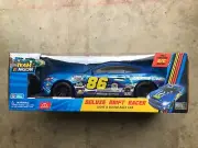 Team Nascar Deluxe Drift Racer Light & Sound Race Car Blue Lightning Storm New