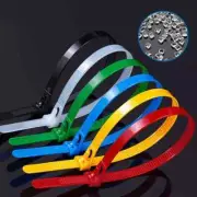 100PCS 5*150mm Reusable Cable Zip Tie Plastic Releasable Fixed Binding Cable Tie
