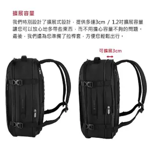 【VICTORINOX 瑞士維氏】Crosslight 15.6吋豪華電腦後背包37L /登機袋