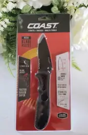 Coast RX350 Blade Assist Folding Knife with Max Lock 3 Position Clip Black