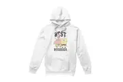 SpongeBob SquarePants Mens Best Buddies Patrick Star Hoodie (White) - UTTV8693
