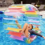 水上充氣玩具滾筒球加厚兒童戲水玩具水上樂園泳池娛樂草坪步行球
