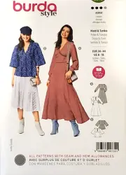 Burda 6040 Misses Dress & Tunic Sewing Pattern NEW Uncut Sizes 8-18