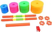 Luxshiny 1Set Adjustable Plastic Dumbbell for Weight for Home Promotes Arm Muscle Development Suitable for Boys and Fill with Water for Custom Weight