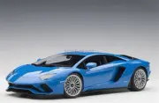 for AUTOART for Lamborghini for AVENTADOR S 2017 Car Blue 1:18 Pre-built Model