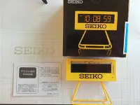 在飛比找Yahoo!奇摩拍賣優惠-【錶友已收藏】SEIKO 精工黃色馬拉松計時數位式液晶紀念鬧