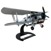 12cm 1:72 WWII British Navy Fairey Swordfish Aircraft Collection Model AirPlane