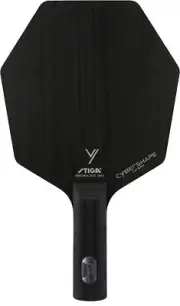 STIGA Table Tennis Equipment Racket Cyber Shape Carbon fiber Hexagonal Black