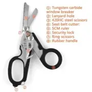 Multifunction Scissor Leatherman First Aid Expert Folding Outdoor Survival Tool