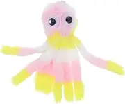 EXAOMBLE Octopus Stuffed Animal Interactive Plaything for Cats Small Pets Soft Material Fun and Entertaining Toy