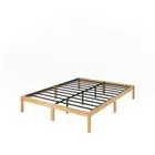 Zinus Bamboo Wood Bed Frame Double Solid Wooden Base Bed