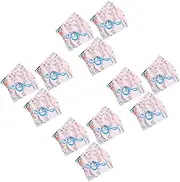Tofficu 4sets A4 Paper Document Bag Music Note File Folder 2-Page Sheet Protector PVC Accordion Organizer 12pcs*4