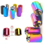 Set of Chrome Inner Hex Neo Rounded Tuner Racing Steel Wheel Lug Nuts M12x1.25mm (for: Renault)