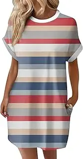 [Generic] Cyber Monday Deals,Evening Dresses for Women 2024,A Line Dresses for Women Women's Wedding Guest Dresses Bloom Chic Dresses Plus Size Mini Summer Dress Casual(18-Purple,S)