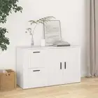 Sideboard White 100x33x59.5 cm Engineered Wood vidaXL